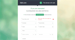 Desktop Screenshot of fakit.com