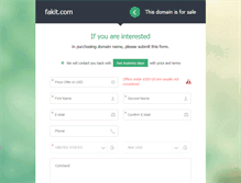 Tablet Screenshot of fakit.com